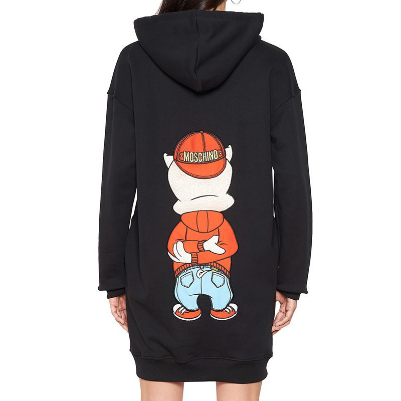 Moschino Logo Details Sweater In Black