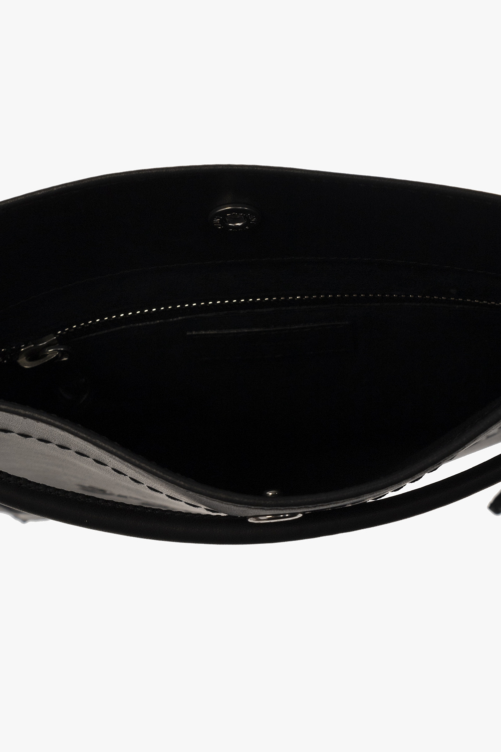 Saint Laurent Universite Flat Crossbody Bag In Black