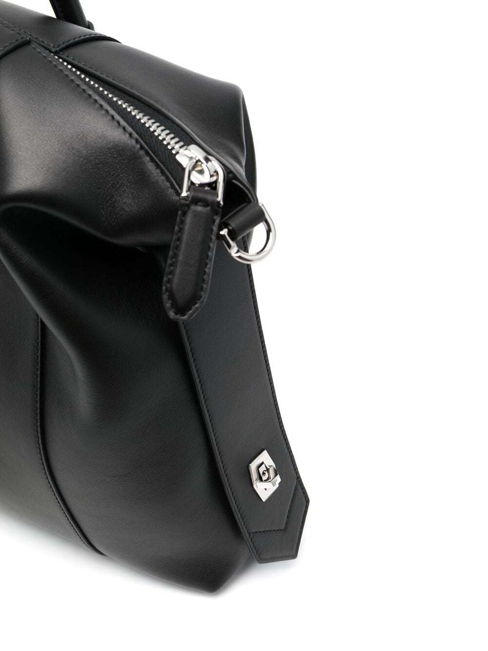 Shop Givenchy Logo-plaque Tote Bag In Black