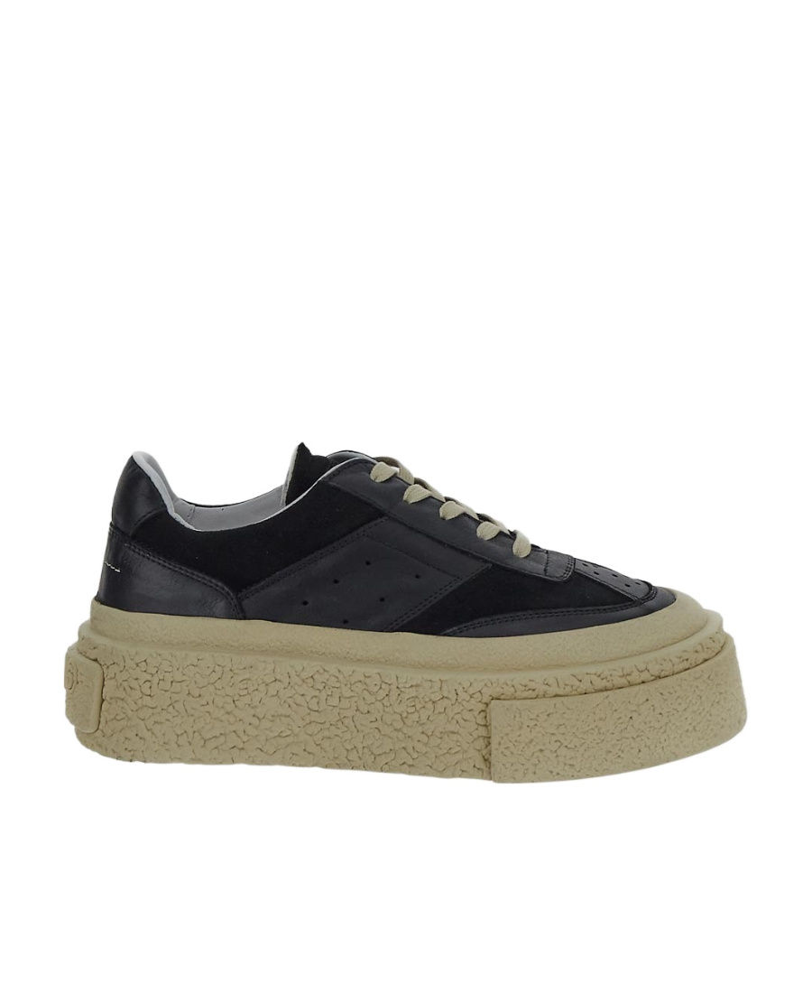 Mm6 Maison Margiela Panelled Low-top Sneakers
