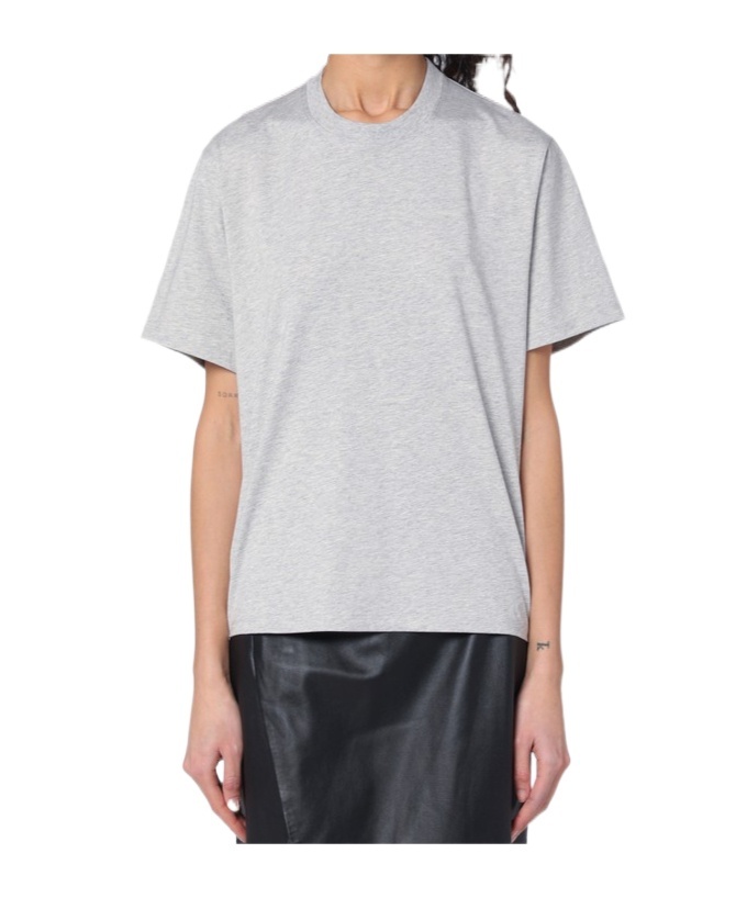 LOULOU STUDIO OPEN-NECKED BLACK SHIRT