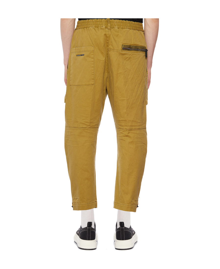 Dsquared2 Men's Beige Cotton Trousers For Fall/winter 2024 In Brown