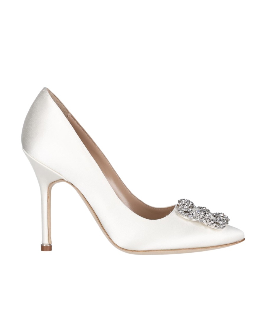 MANOLO BLAHNIK MANOLO BLAHNIK HANGISI SATIN PUMPS