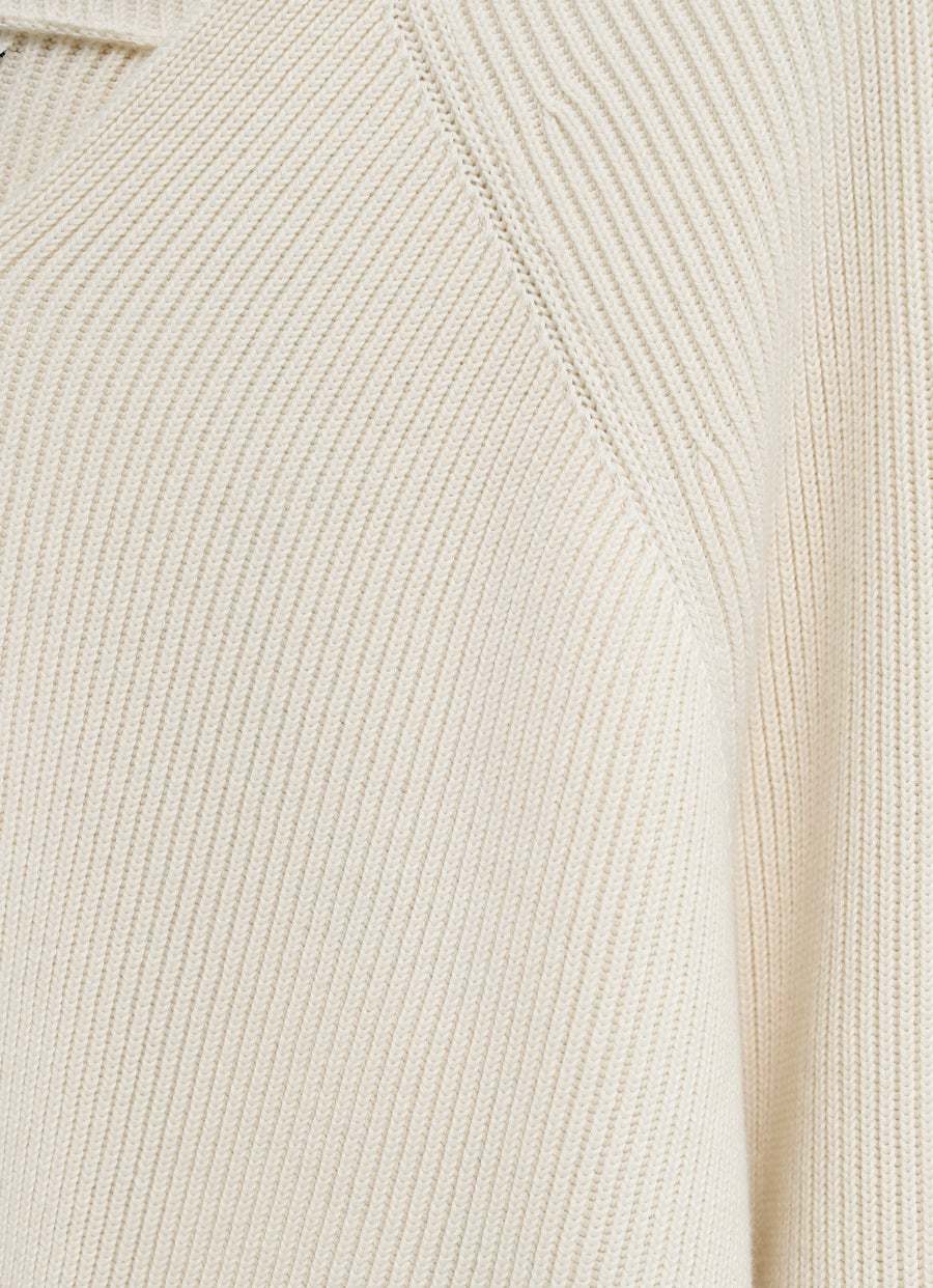 Bottega Veneta Long Sleeve Sweater In White