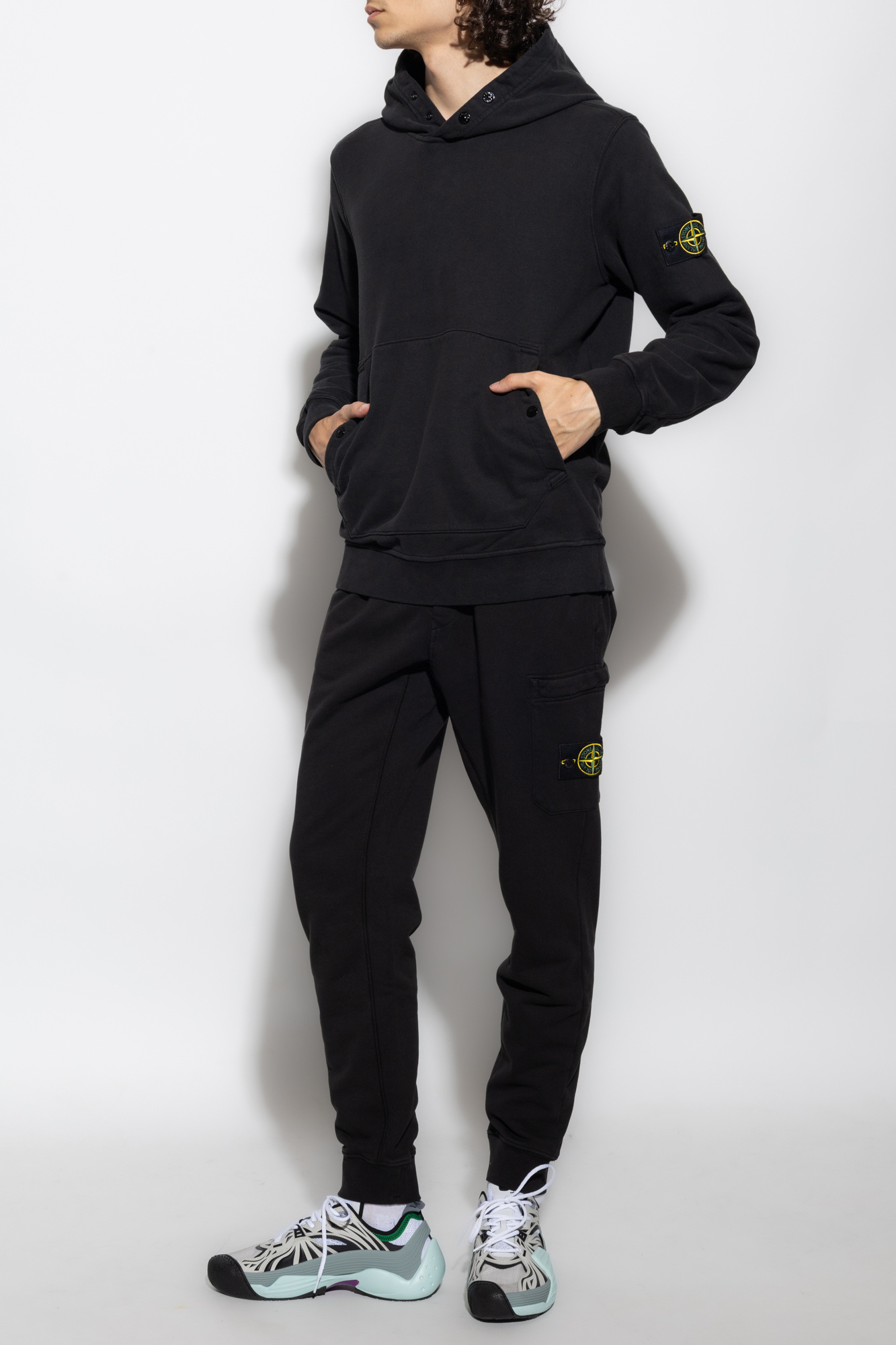 Stone Island Sweaters In Black