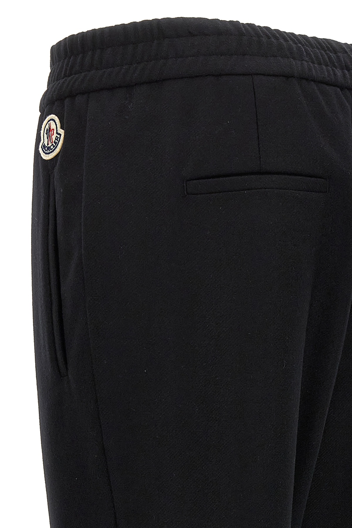 MONCLER FLANNEL JOGGING TROUSERS 