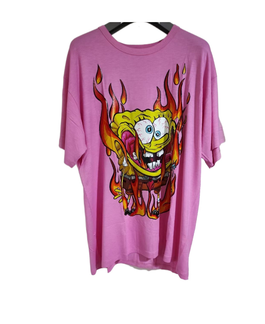Moschino Printed T-shirt In Pink