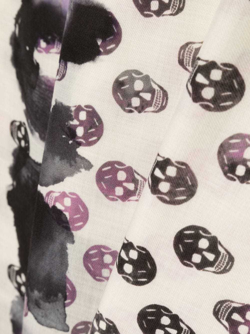 Alexander Mcqueen Skull-print Wool Scarf