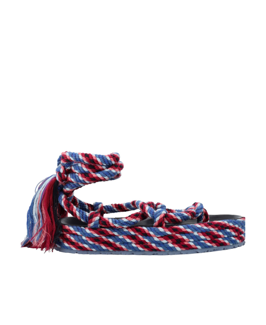 Shop Isabel Marant Erol Rope Sandals In Multicolor