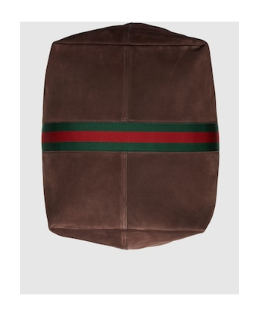 Gucci Jackie 1961 Chocolate Shoulder Bag Men In Red