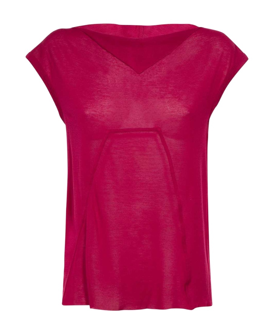 Rick Owens Short-sleeved Blouse In Red