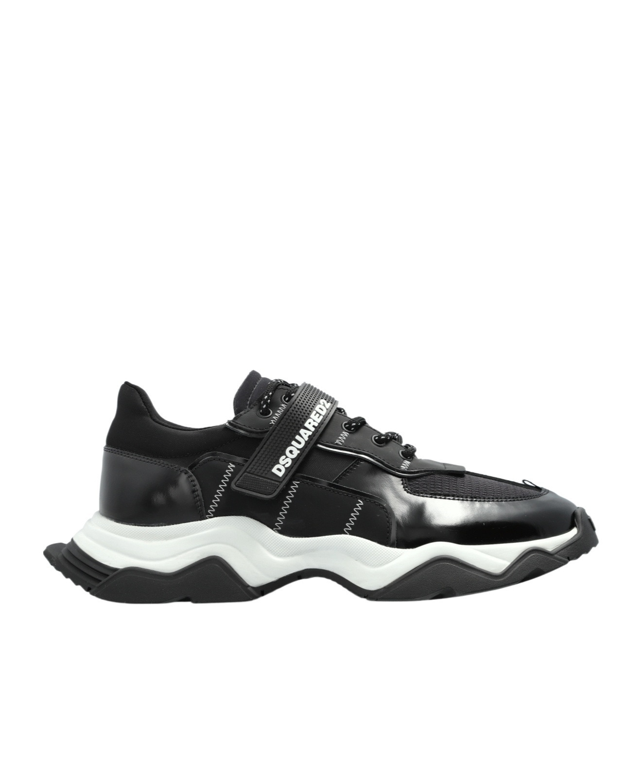 Dsquared2 Lace-up Sneakers In Black