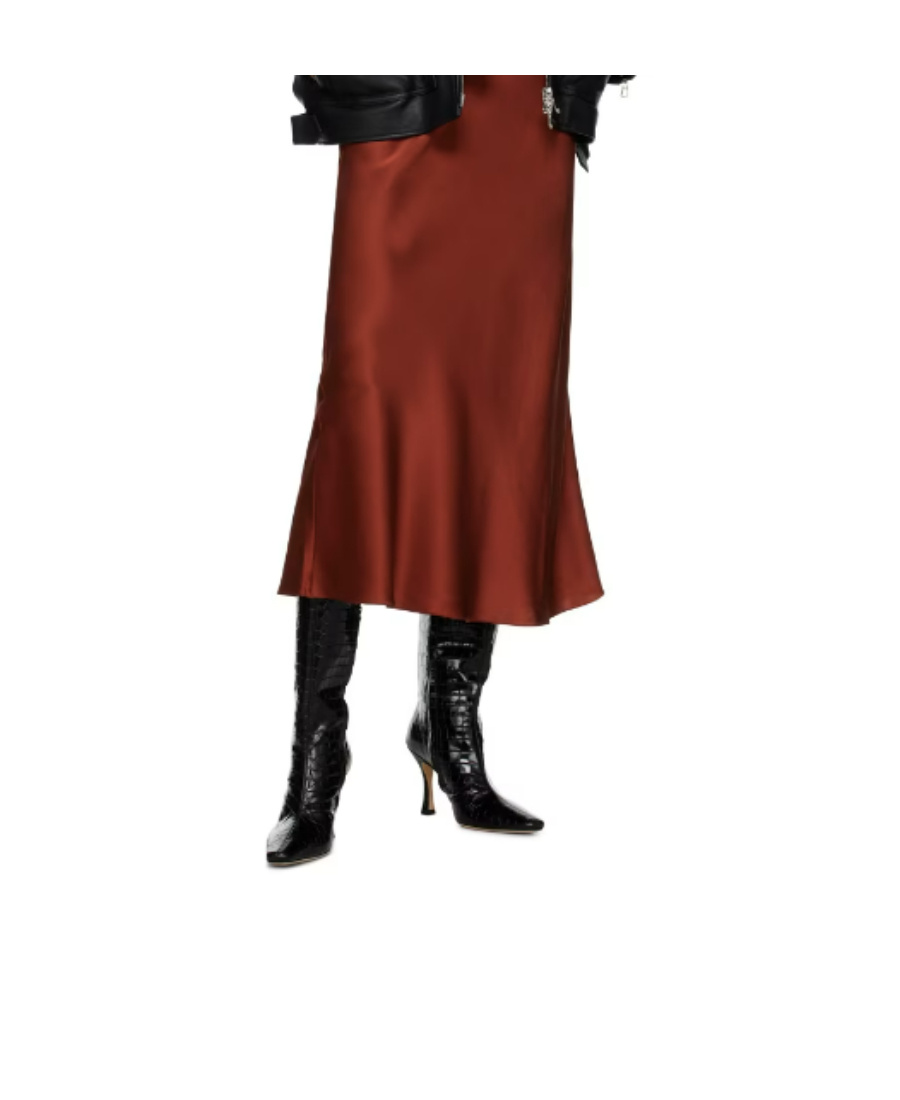 Staud Pattern And Texture High-heeled Boots In Black