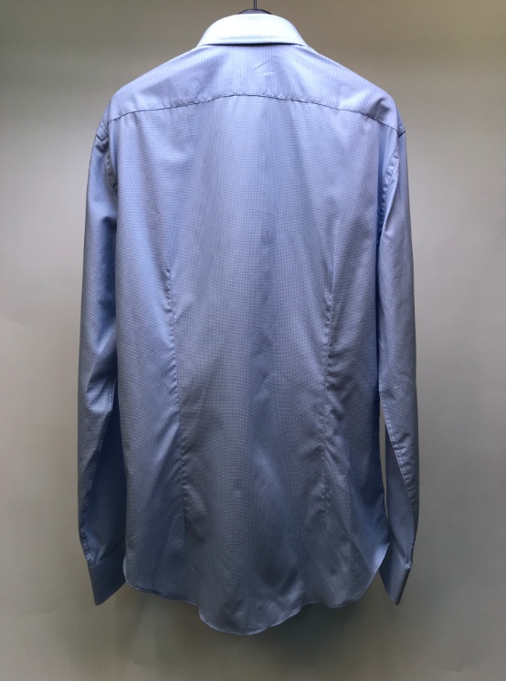 Armani Collezioni Long-sleeved Shirt In Blue
