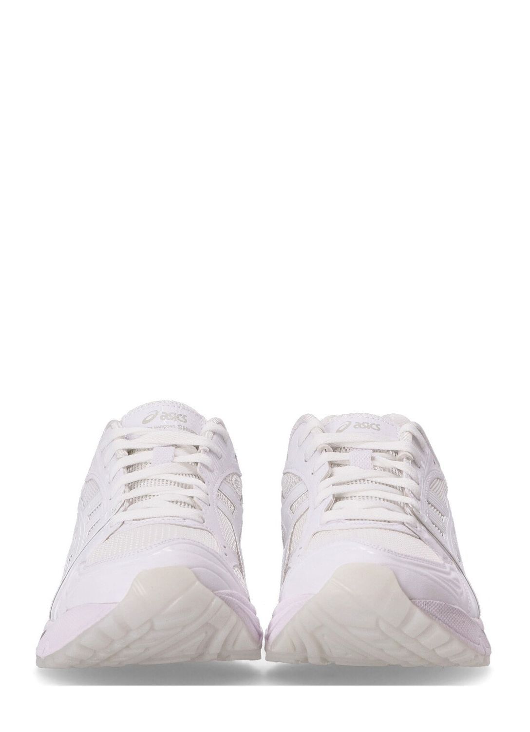 Comme Des Garçons Round-toe Sneakers In White