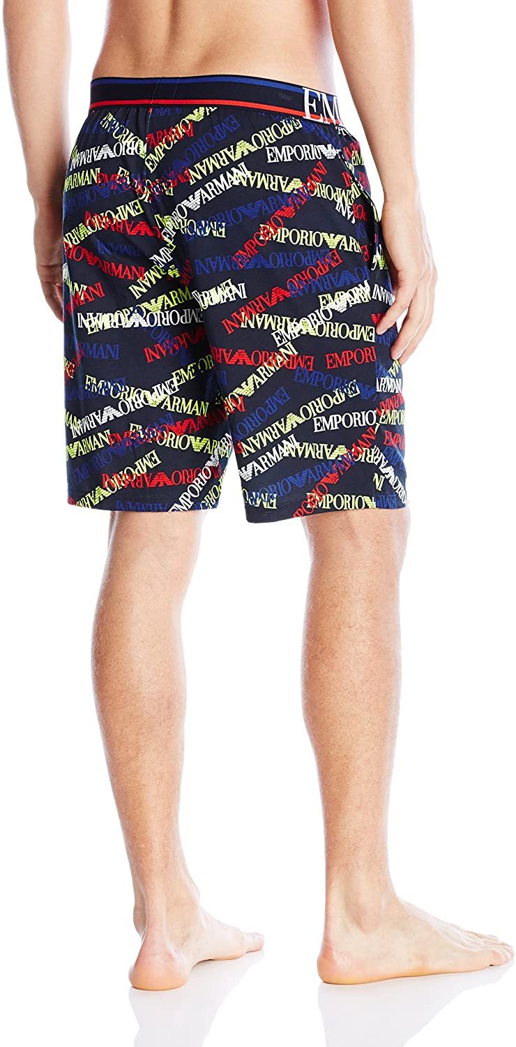 EMPORIO ARMANI PATTERN PRINTED SWIMMING TRUNKS