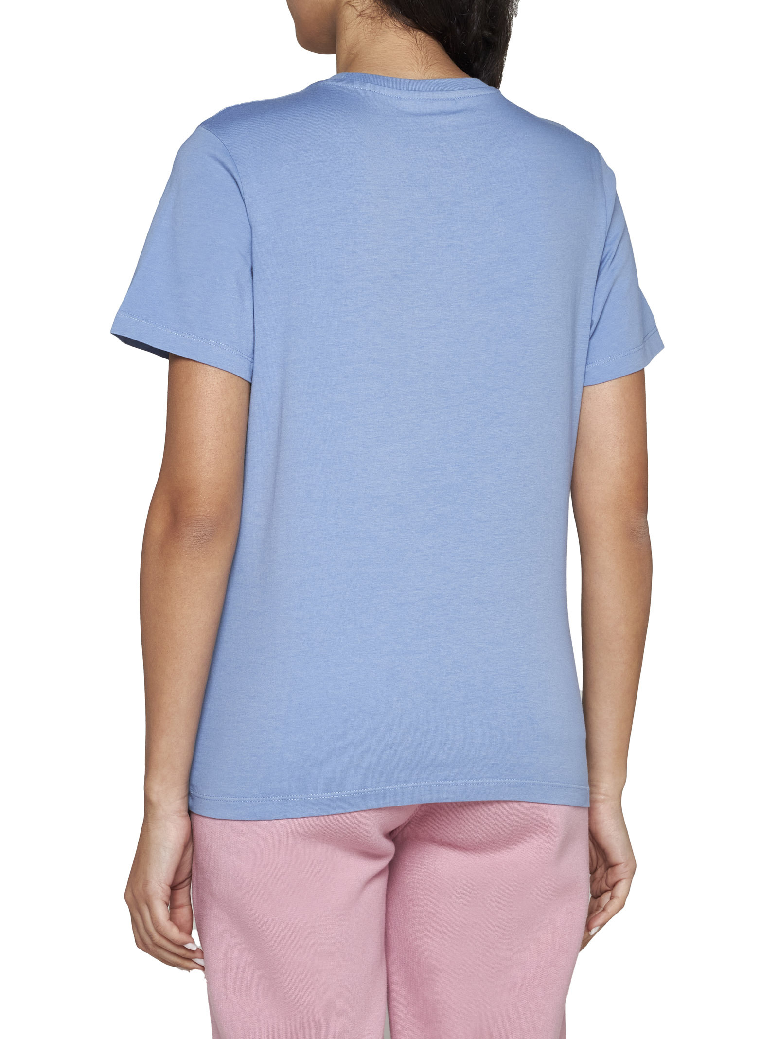 Maison Kitsuné Cotton T-shirt In Blue