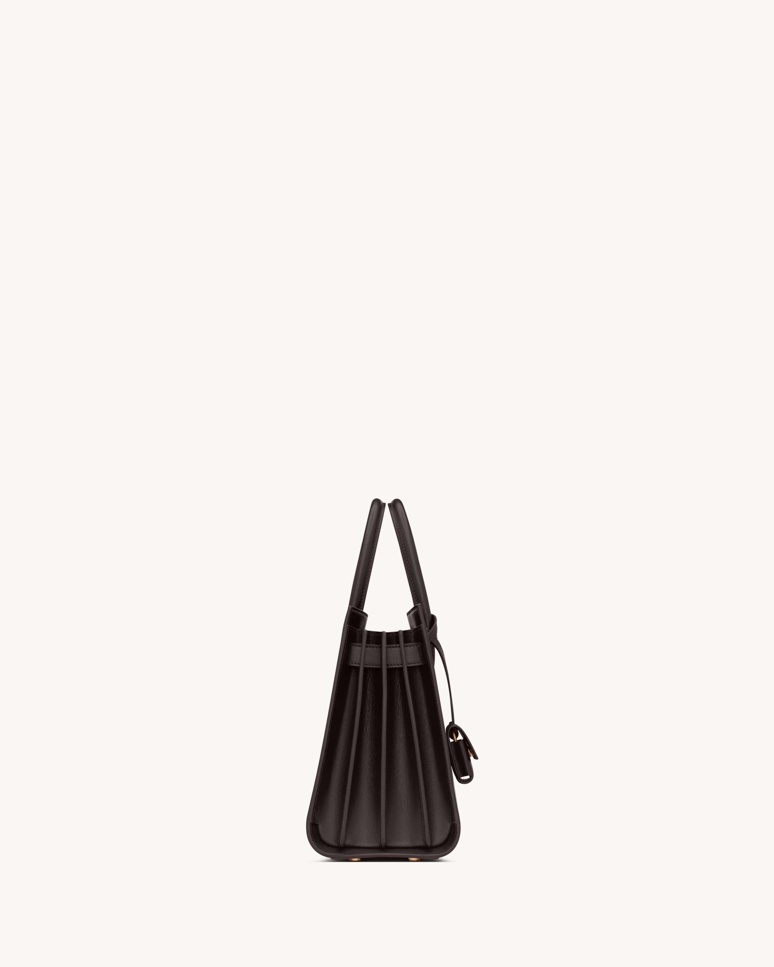 Saint Laurent Sac De Jour In Smooth Leather Baby In Brown