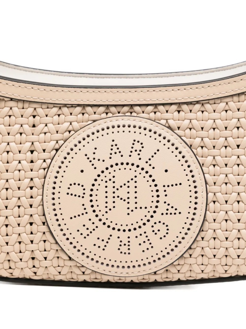 Karl Lagerfeld Circle Shoulder Bag In Brown