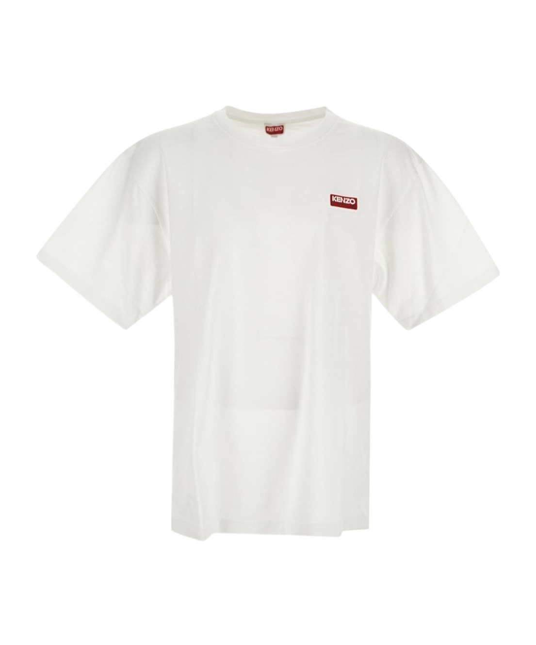 Kenzo Paris Patch Cotton T-shirt In White