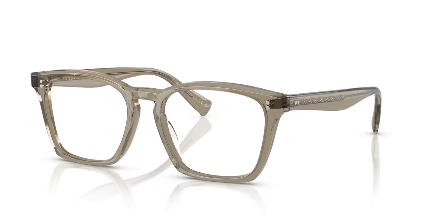 Oliver Peoples Full Frame Plain Mirror In Brown