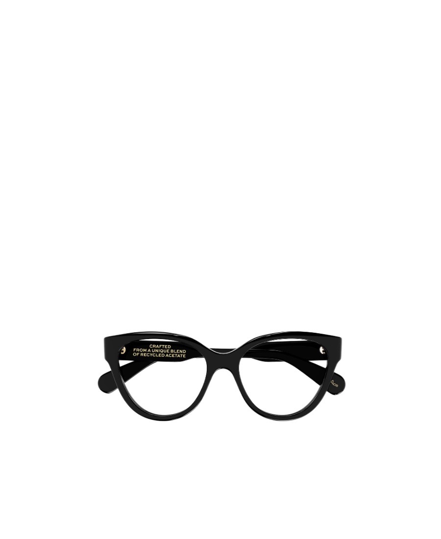Chloé Logo Marking Flat Light Mirror In Black