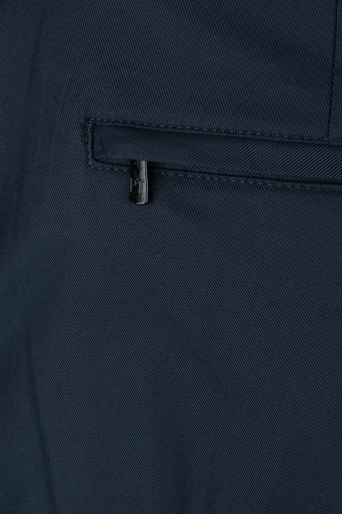 Pt01 Belt Ring Casual Pants In Black