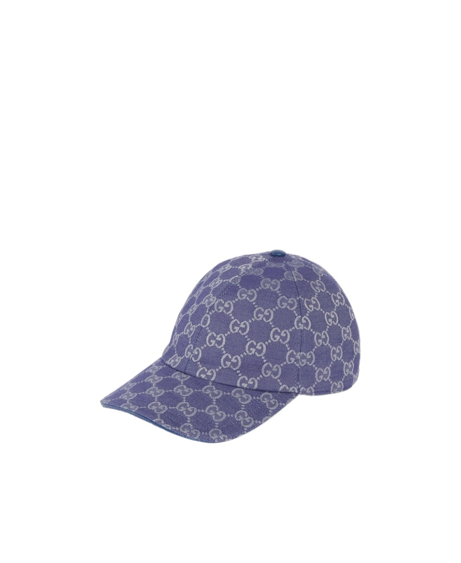 Gucci Gg Canvas Baseball Hat In Purple