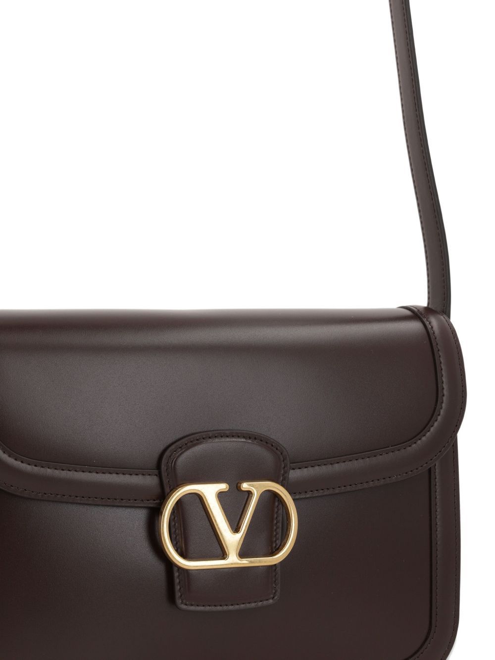 Valentino Flap Shoulder Bag In Black