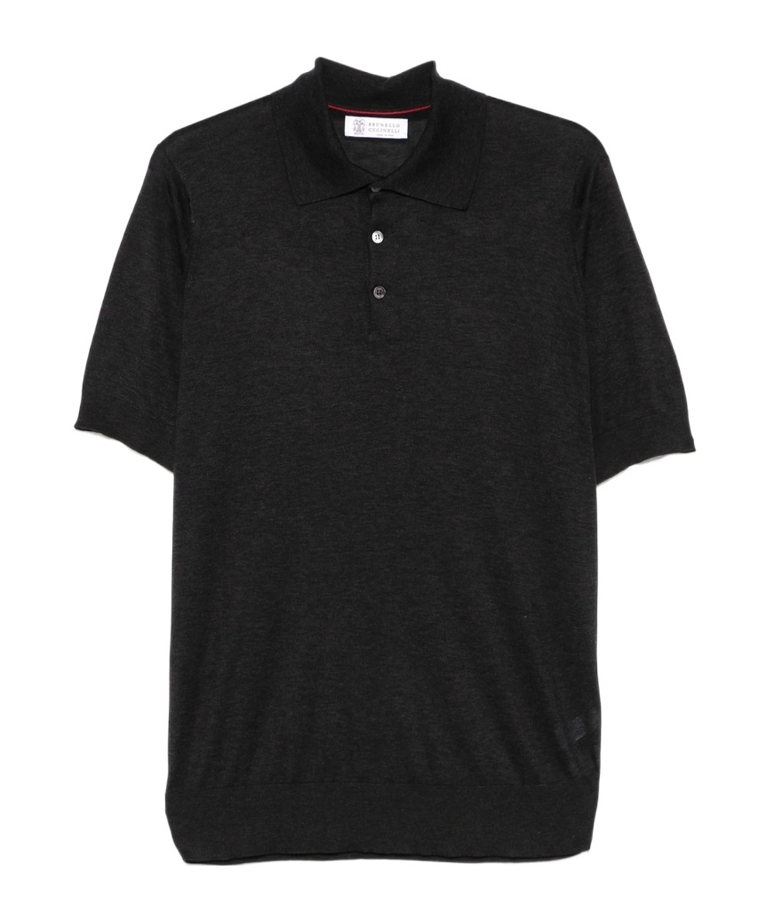Brunello Cucinelli Short-sleeved Sweater In Black