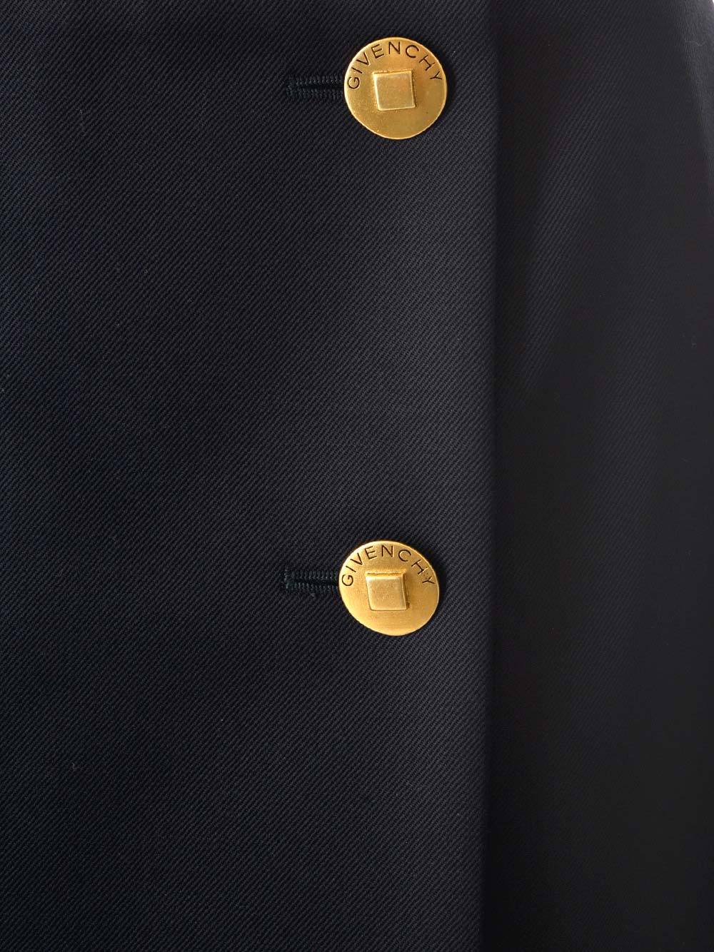 Givenchy Button-decorated Skirt In Black