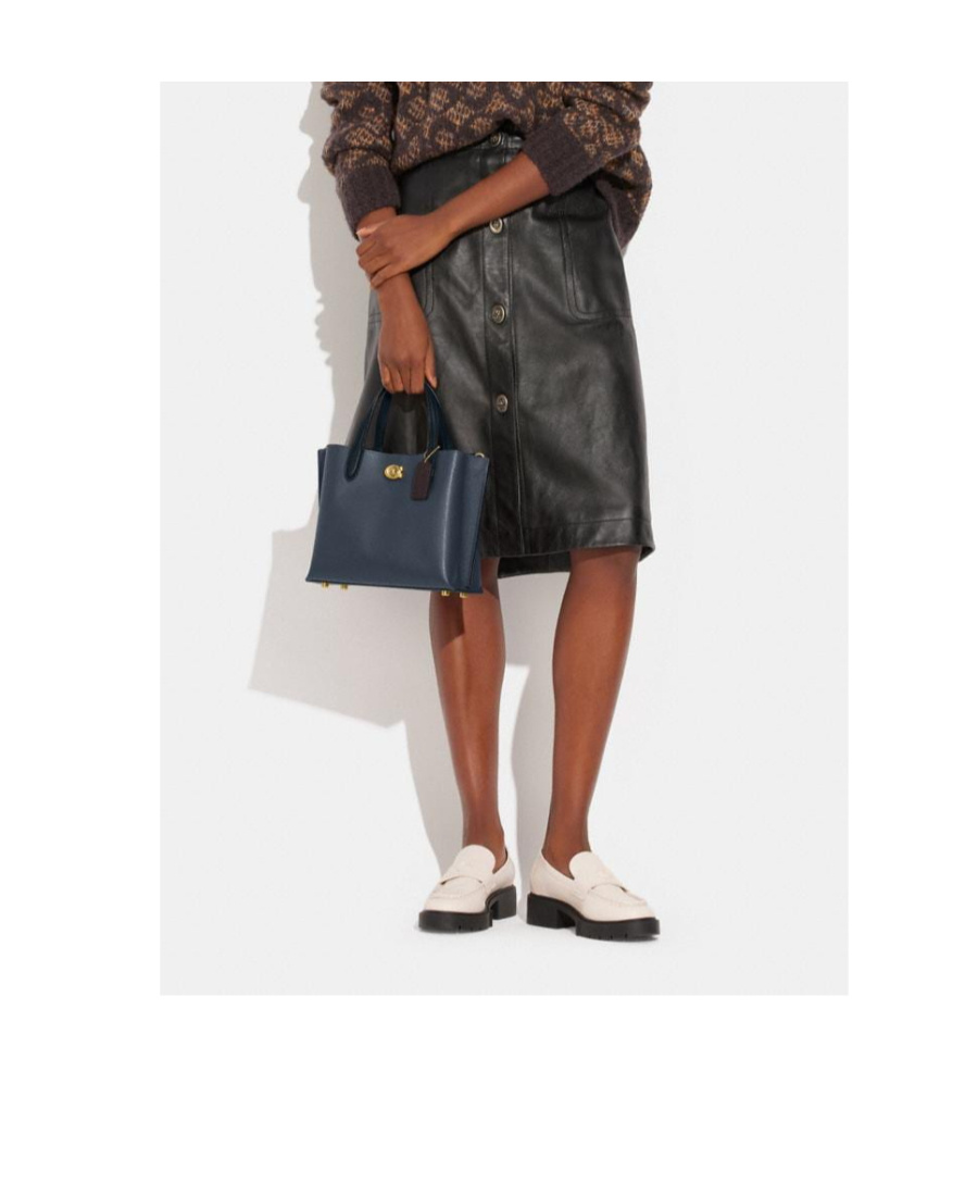 COACH COACH WILLOW TWIST-LOCK TOTE BAG