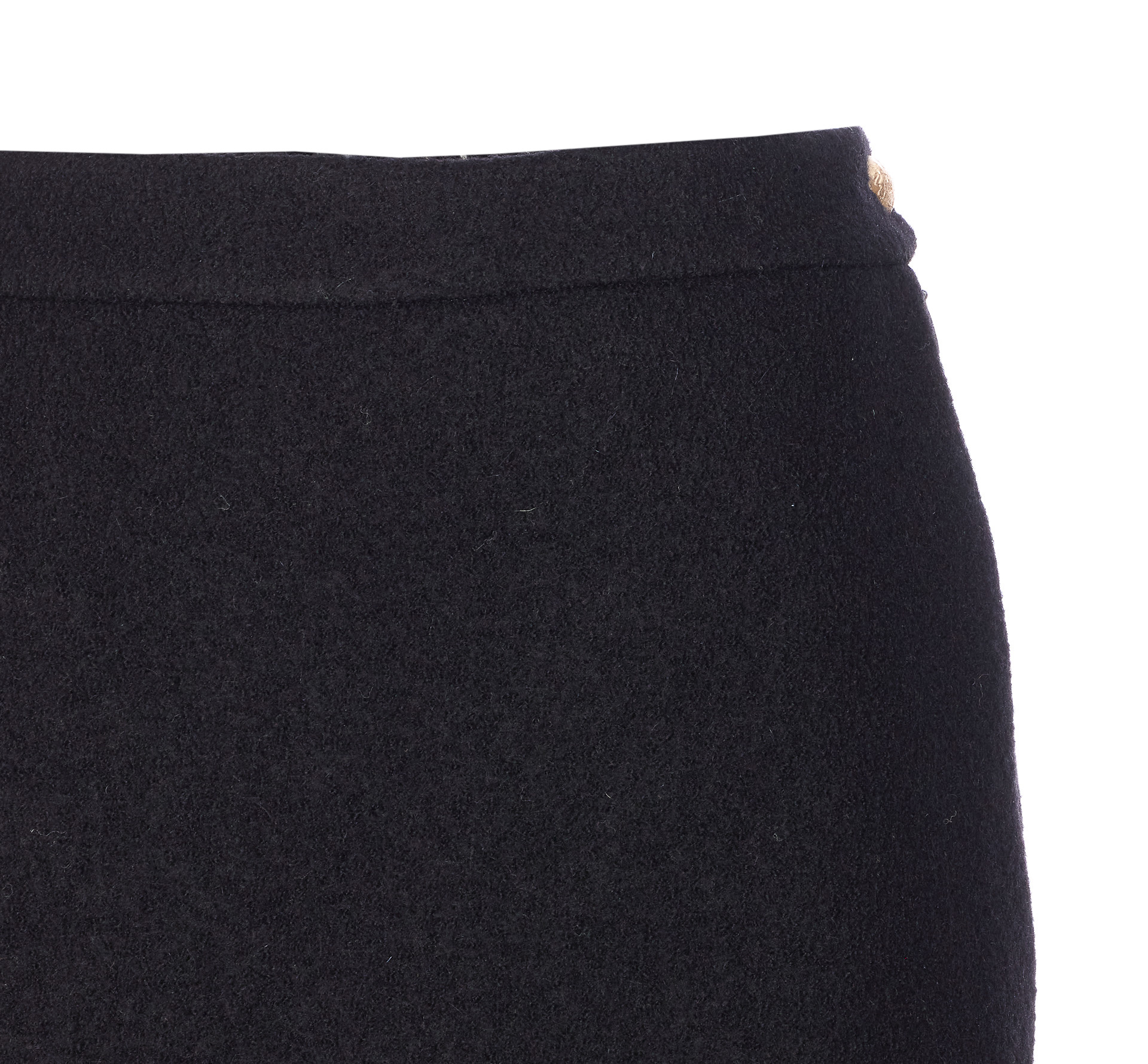 Dunst Zip Button Mini Skirt In Black
