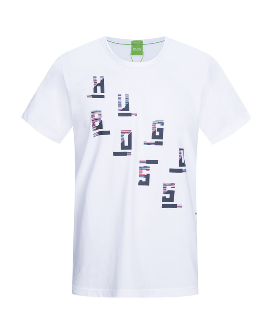 Hugo Boss Logo Details T-shirt In White