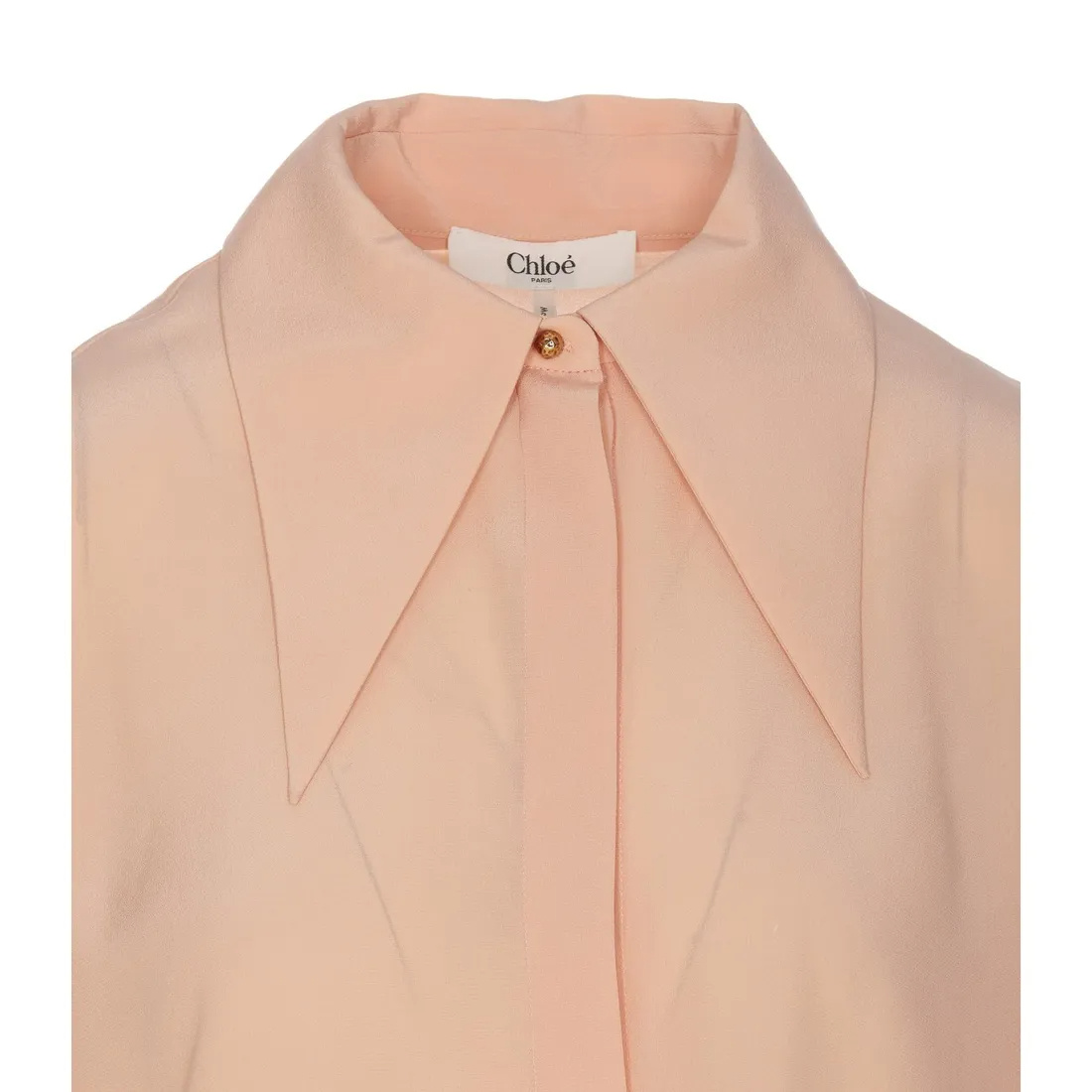 Chloé Long-sleeved Shirt In Nude