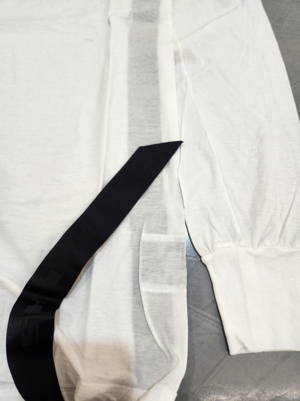 Rick Owens Drkshdw Long-sleeved T-shirt In White
