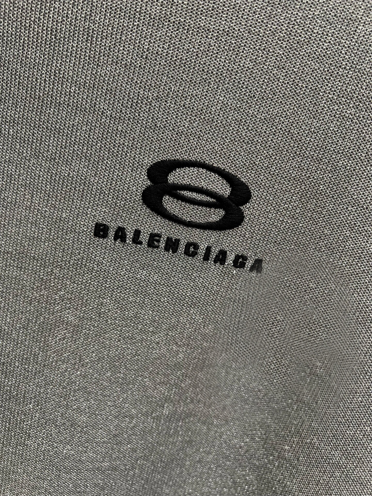 Balenciaga Unity Sports Icon-embroidered Minidress In Gray