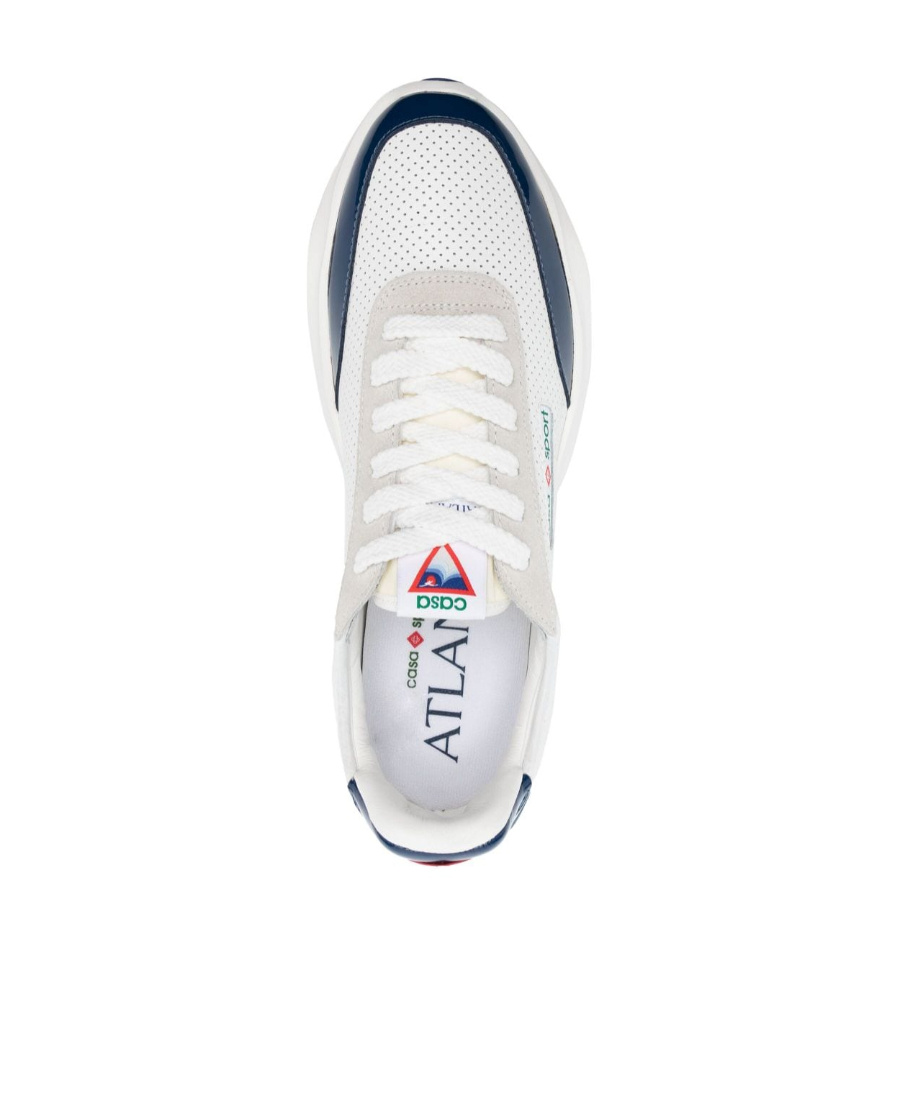 Casablanca Red And White Atlantis Sneakers Men In White
