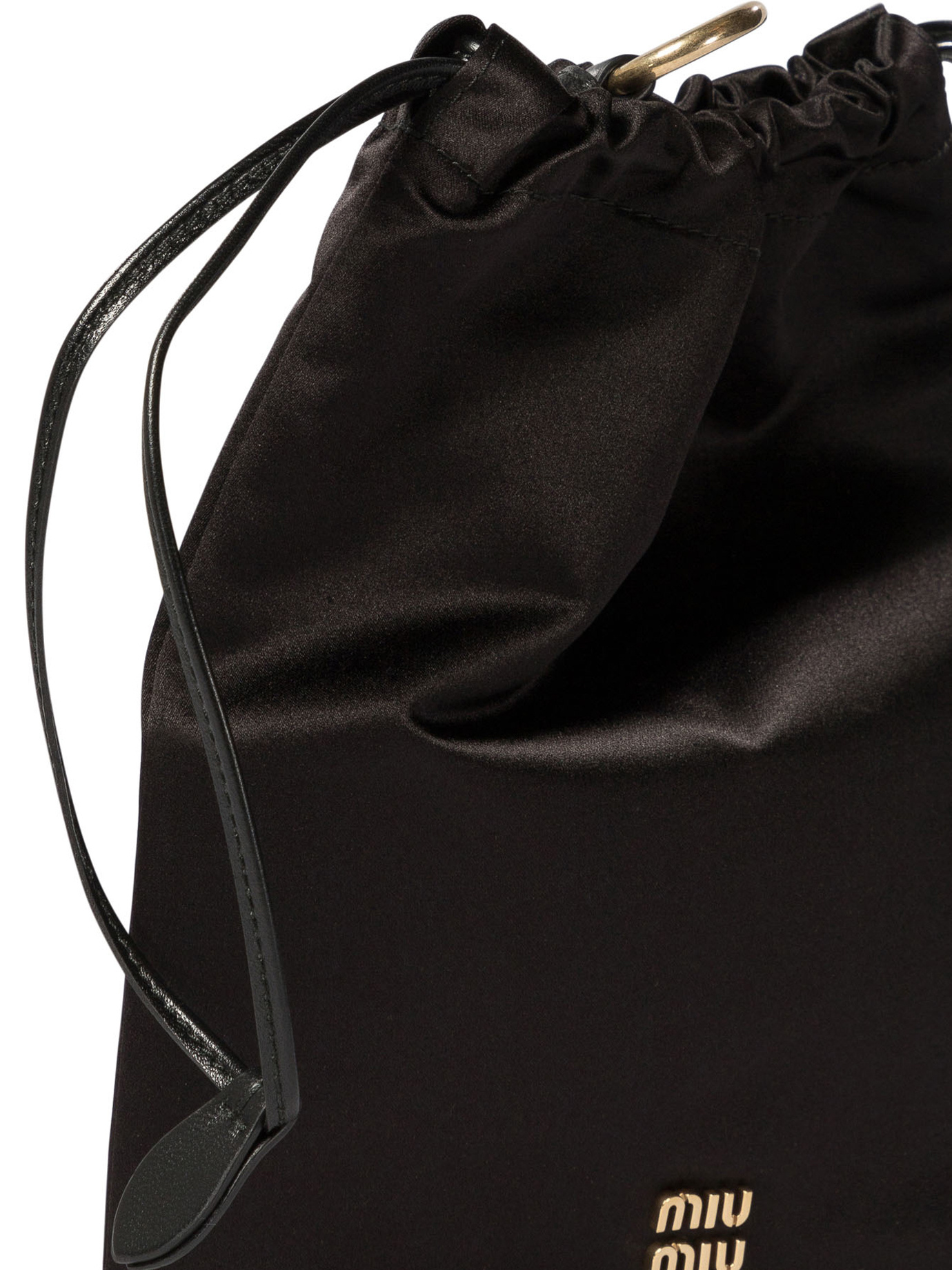 Miu Miu Clutch Bag In Black