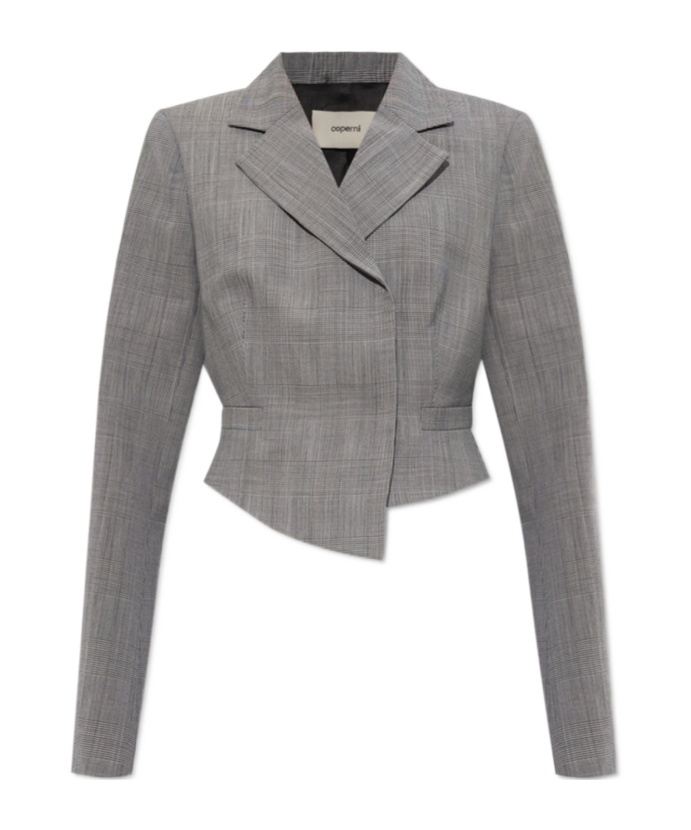 Coperni Long Sleeved Suit Jacket In Gray