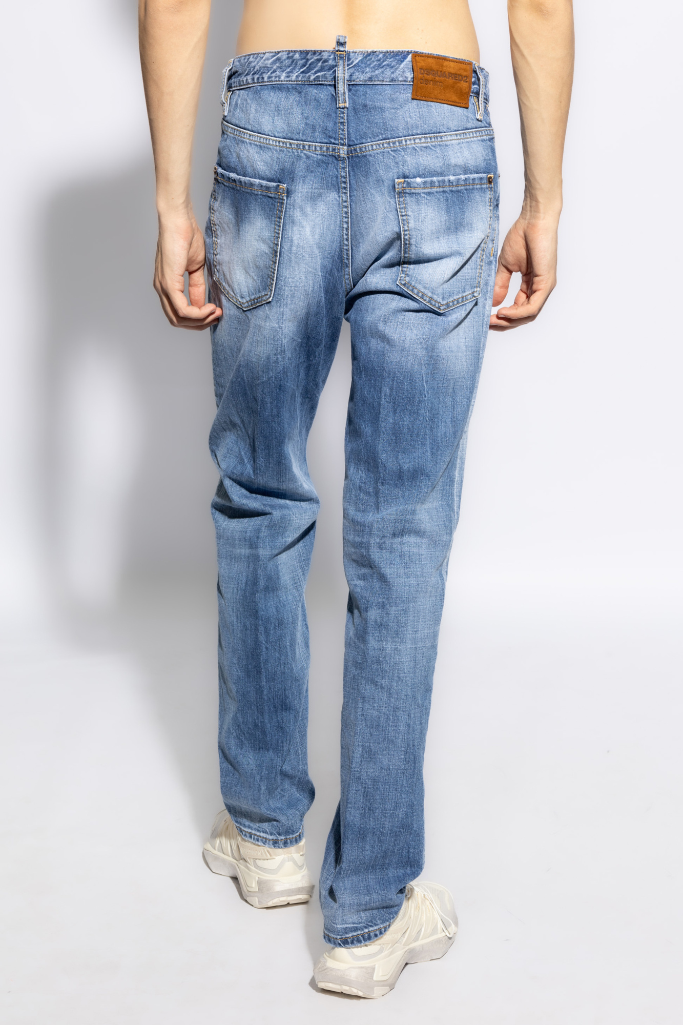 Dsquared2 Men's 642 Denim Cotton Jeans In Blue
