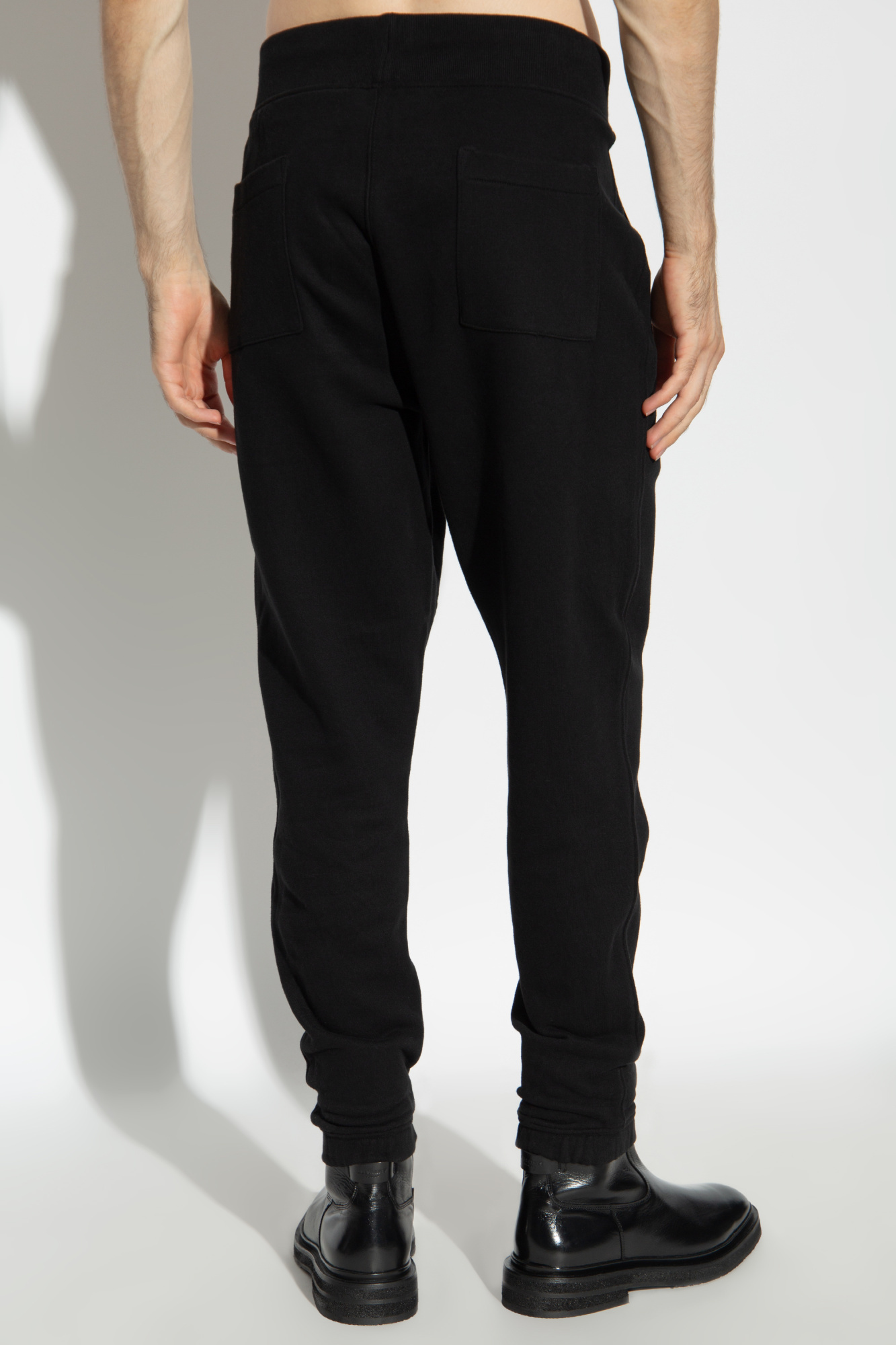 Allsaints Drawstring Sweatpants In Black