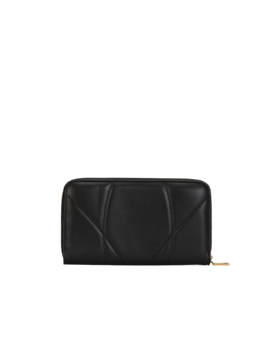 Dolce & Gabbana Quilted Heart Wallets Gold-tone Hardware In Green