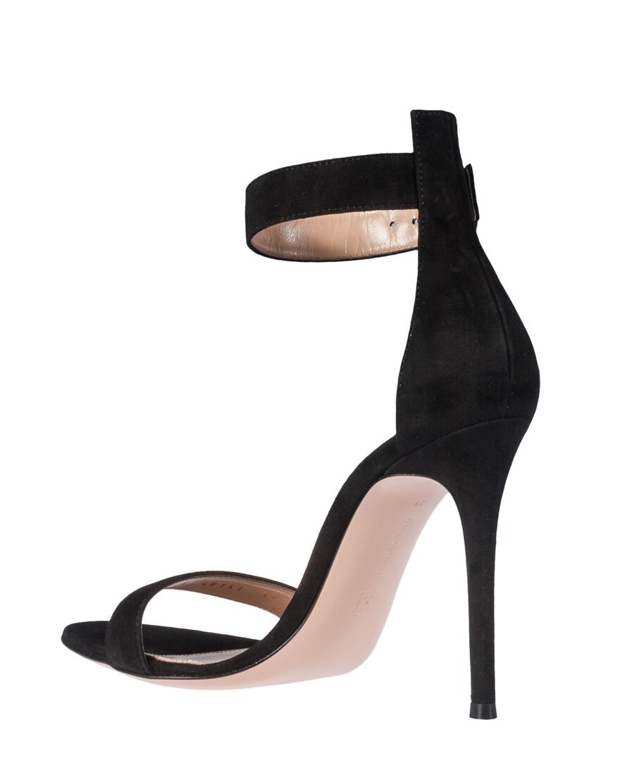 Gianvito Rossi Sandali Con Cinturino Alla Caviglia In Black