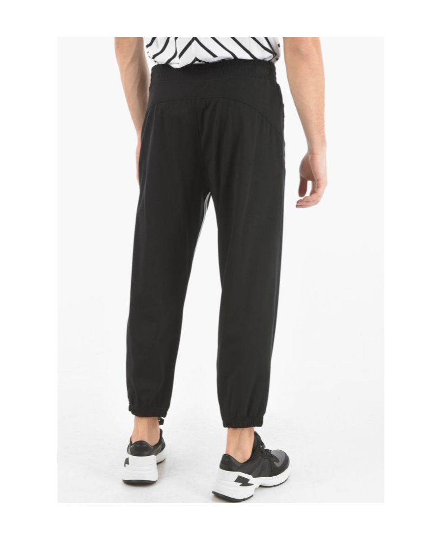 Neil Barrett Side-stripe Track Pants In Black