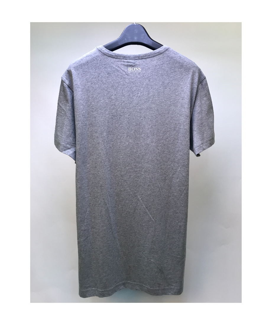 HUGO BOSS LOGO ROUND-NECKED T-SHIRT