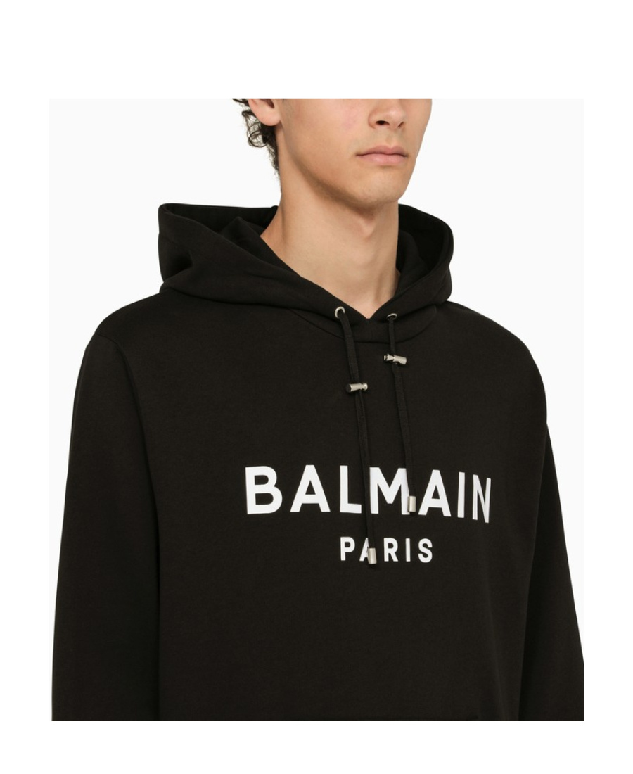 Balmain Sweaters In Black