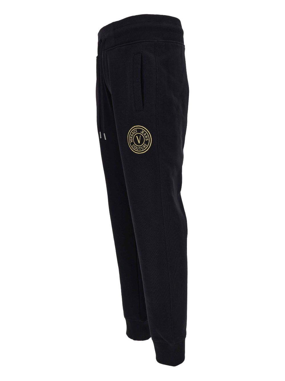 Versace Jeans Drawstring Sweatpants In Black
