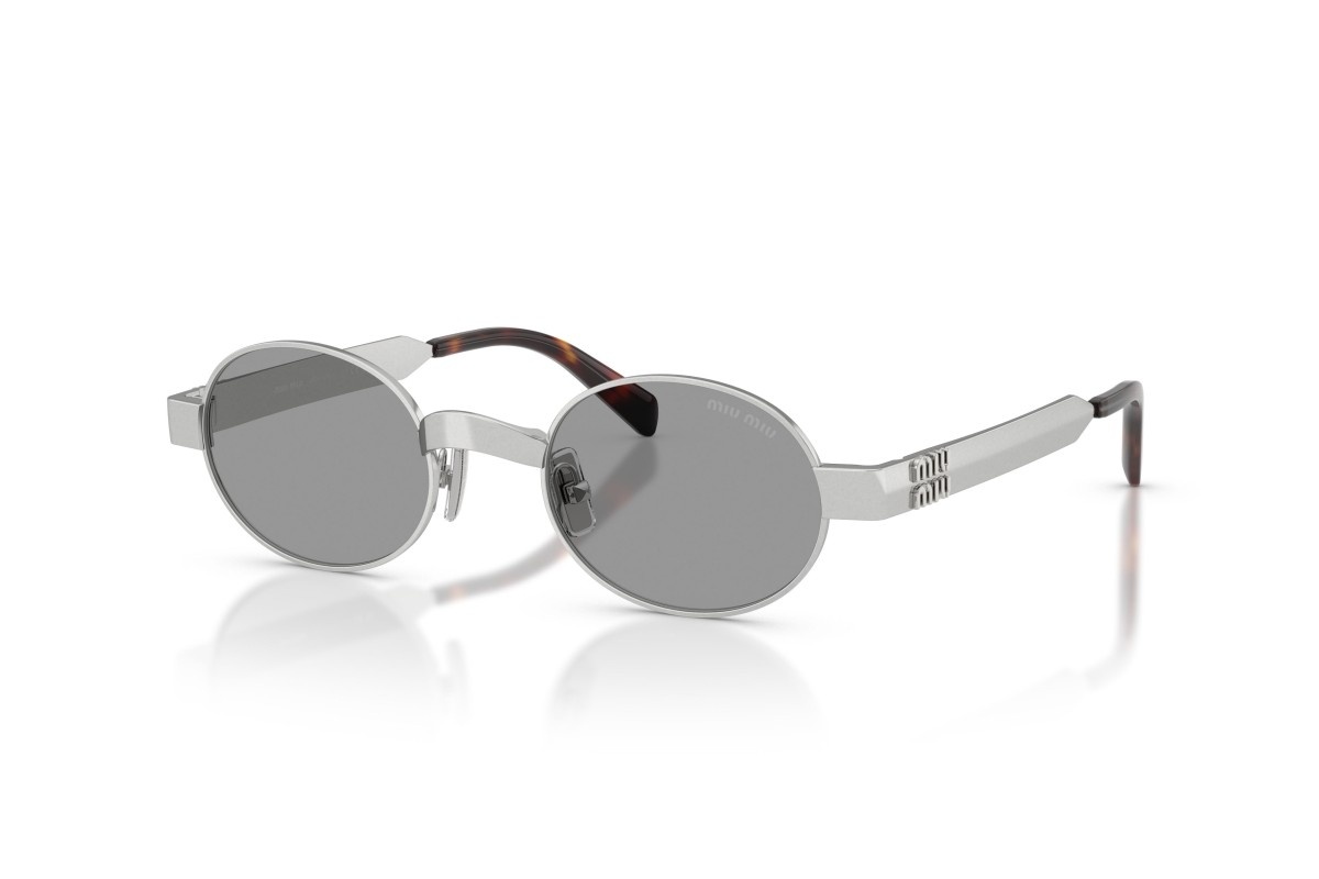 Miu Miu Full Frame Sunglasses In Silver