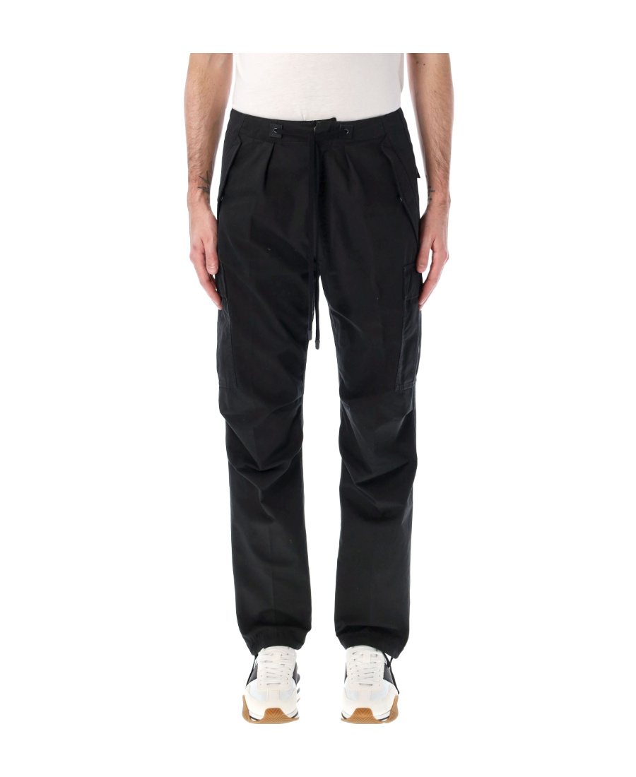 Tom Ford Lightweight Cargo Pants In Black